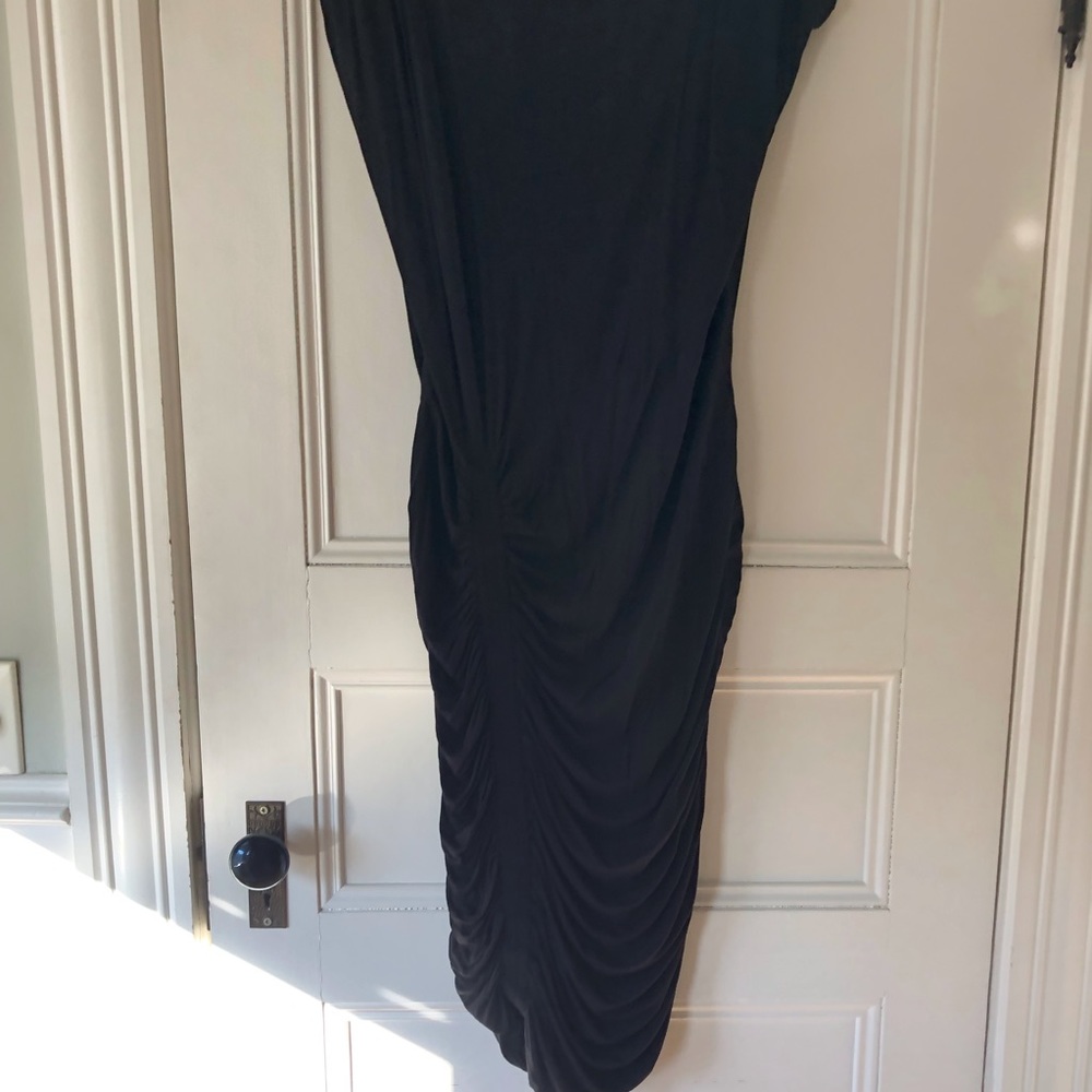 Halogen ruched jersey dress